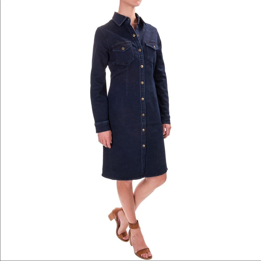 Nanette Lepore Denim Dress size 2 - long sleeve EUC